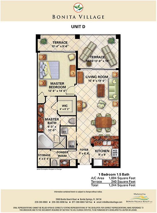 Bonita Village Residential Floor Plans